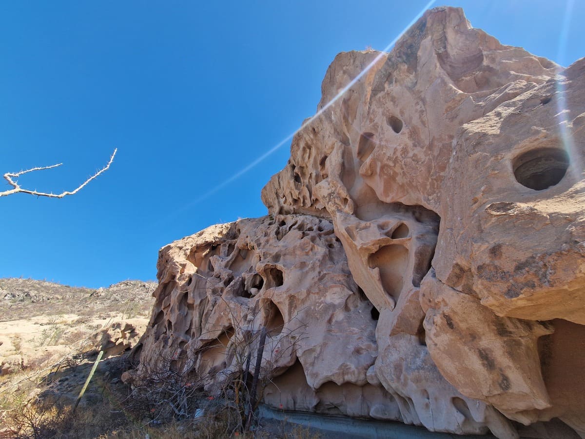 Felsformationen Cerro de La Calavera