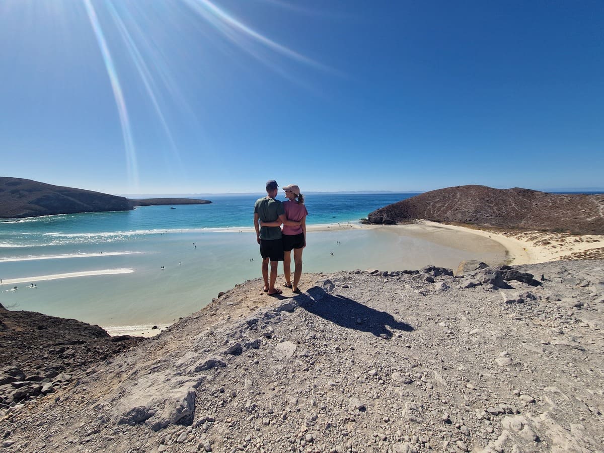 Viewpoint am Playa Balandra in Mexiko
