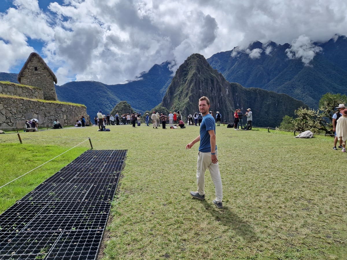 Besucheranzahl am Mittag am Machu Picchu