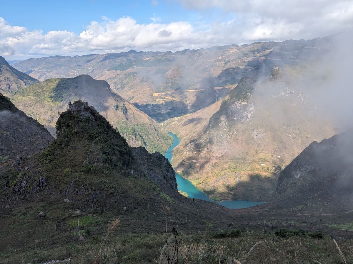 Tolle Aussicht beim Ha Giang Loop in Vietnam