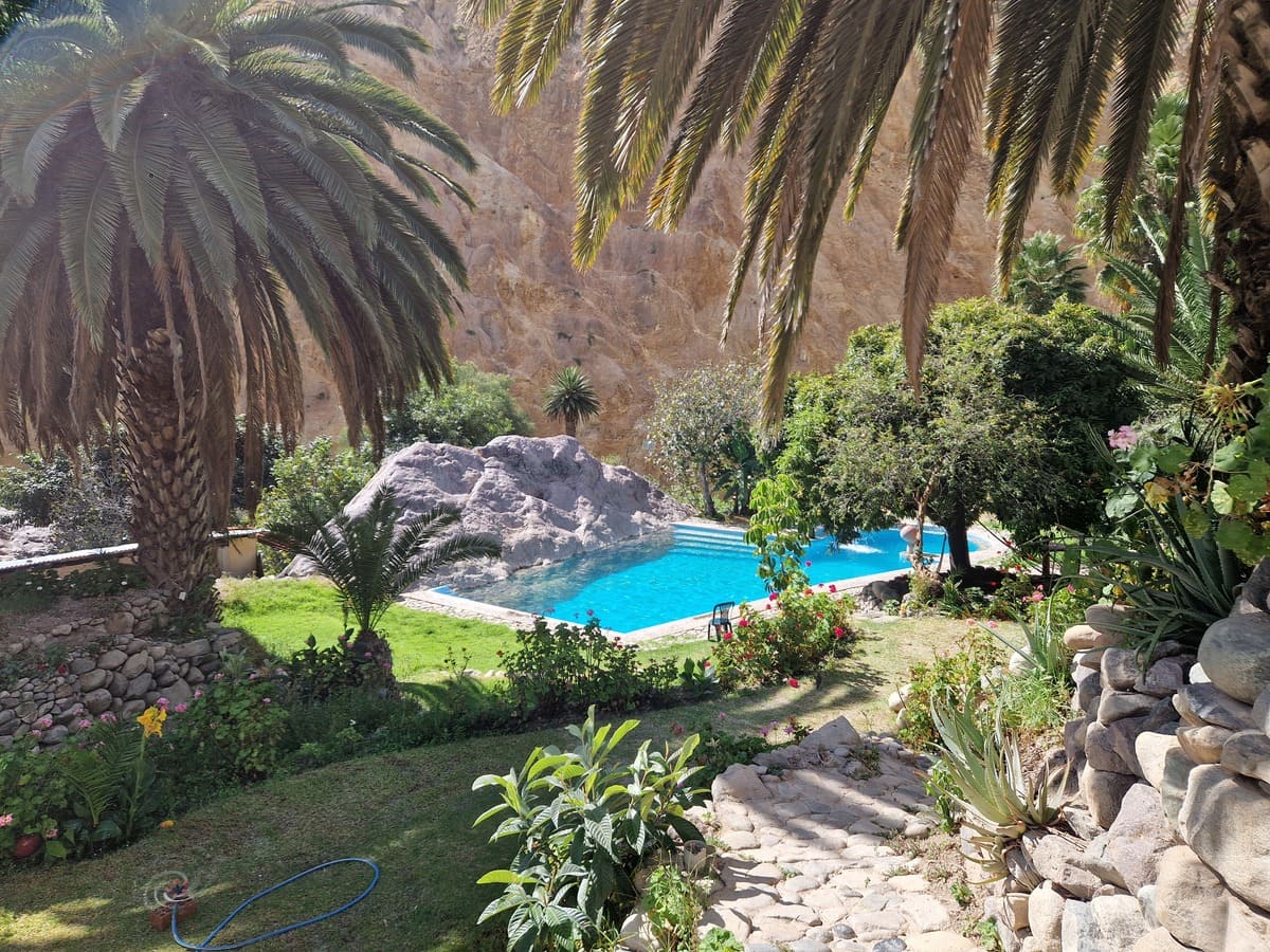 Unterkunft mit Pool im Colca Canyon