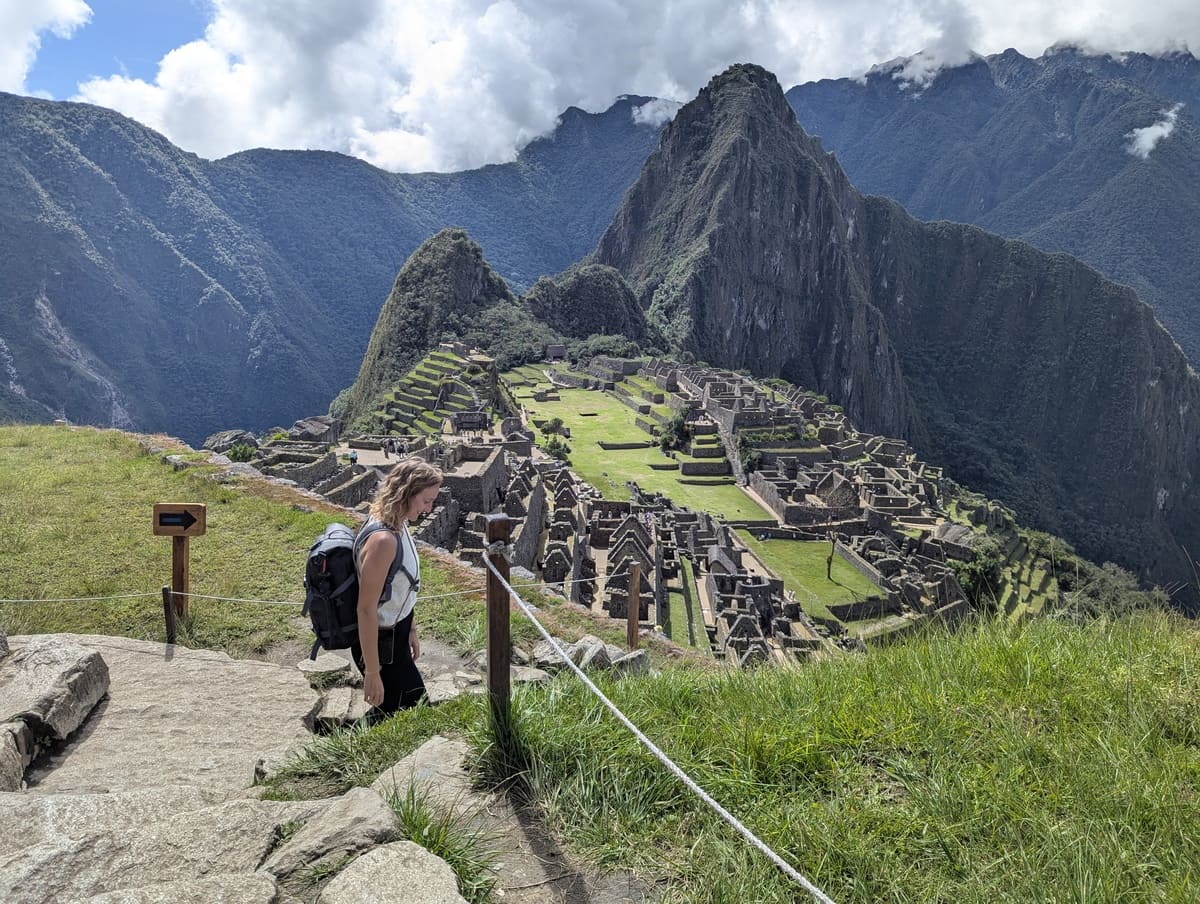 Wandern am Machu Picchu