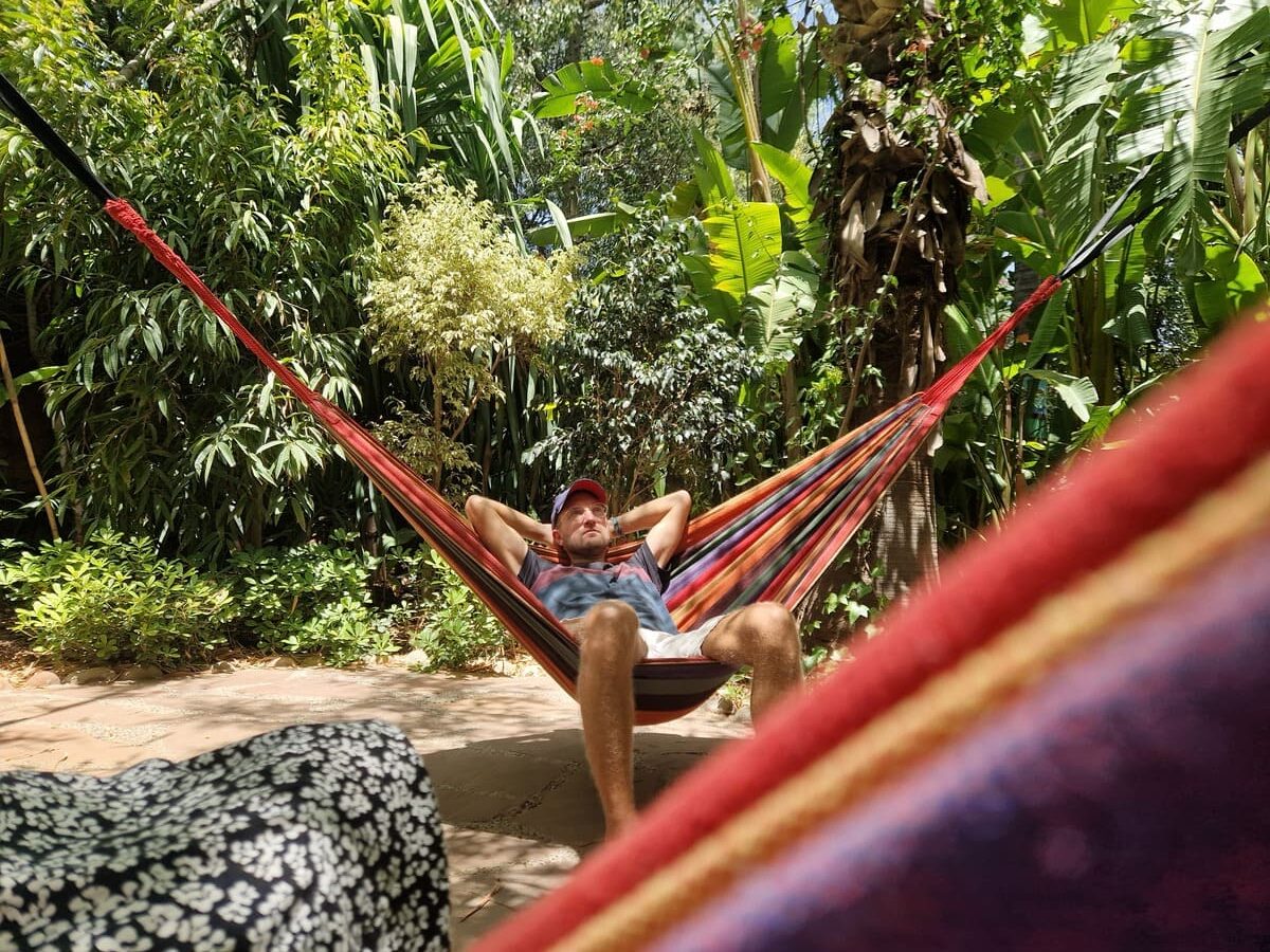 Entspannen im Anima Garden in Marrakesch