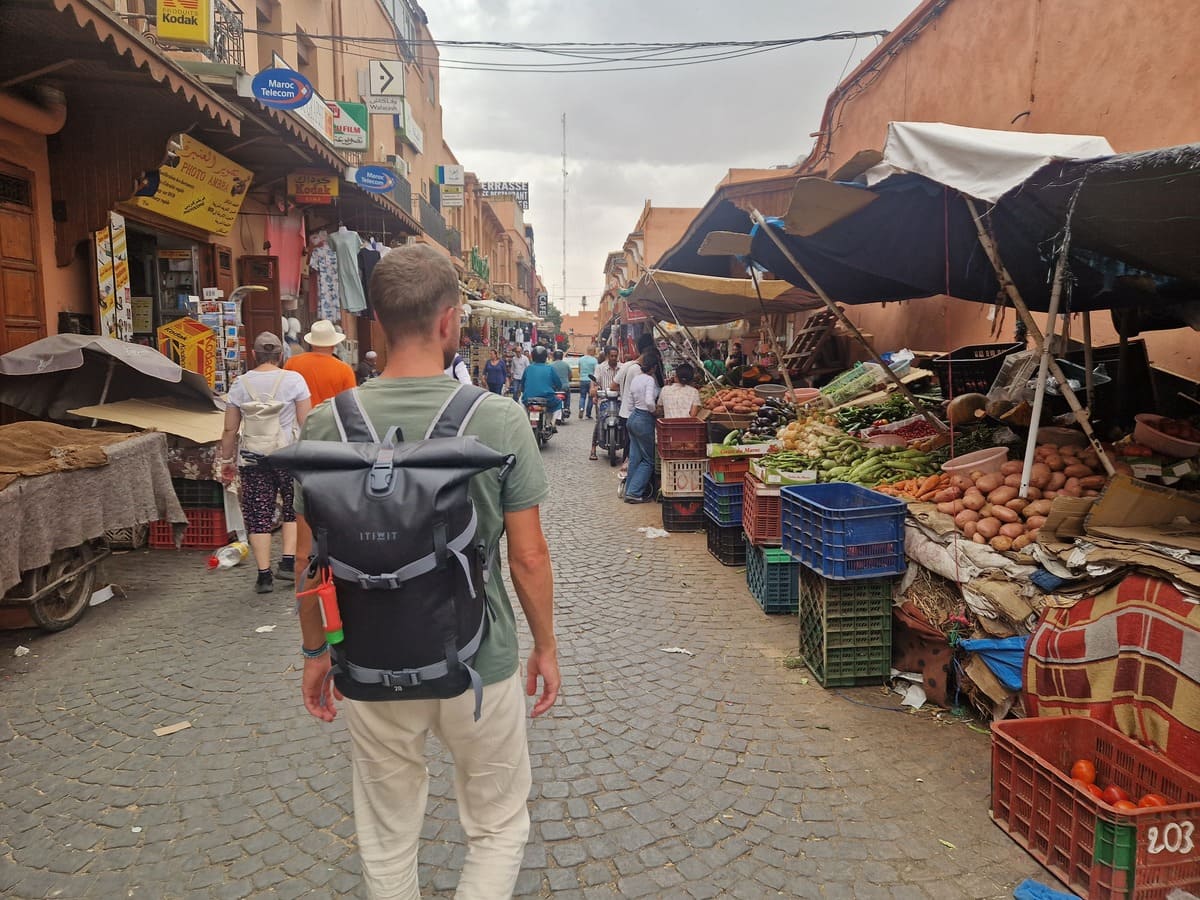 Traditioneller Souk von Marrakesch