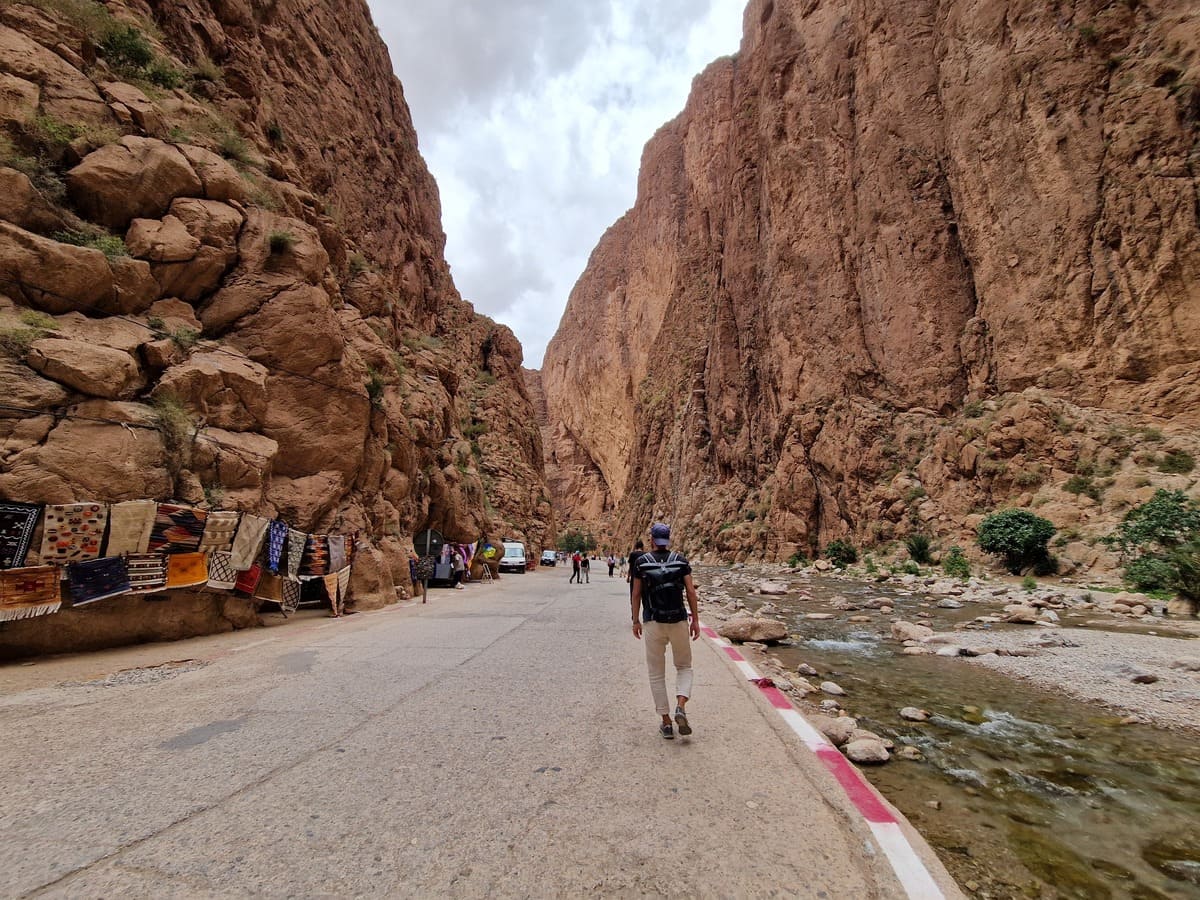 Die Todra Schlucht in Marokko