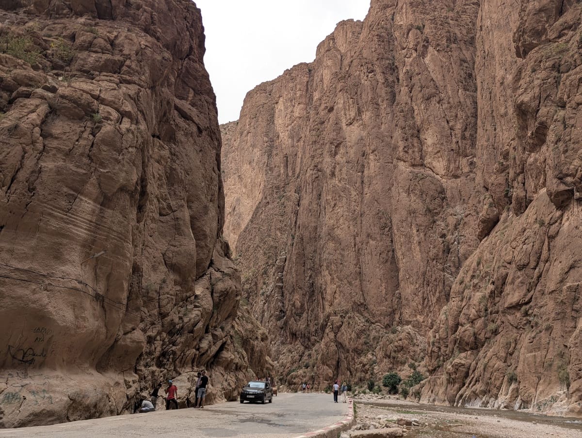 Imposante Felswände der Todgha Gorges