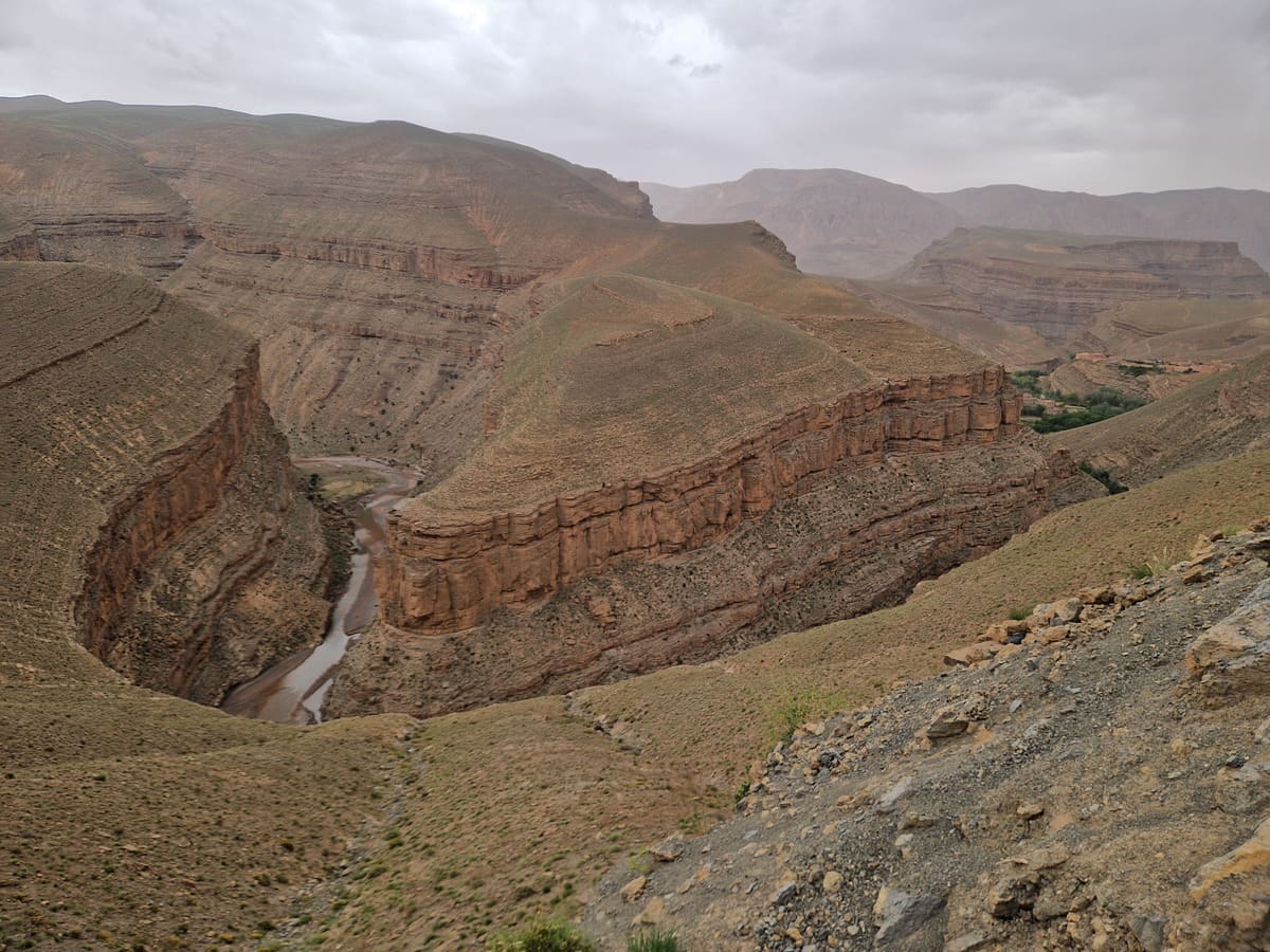 Schöner Ausblick auf den Kefroun Canyon