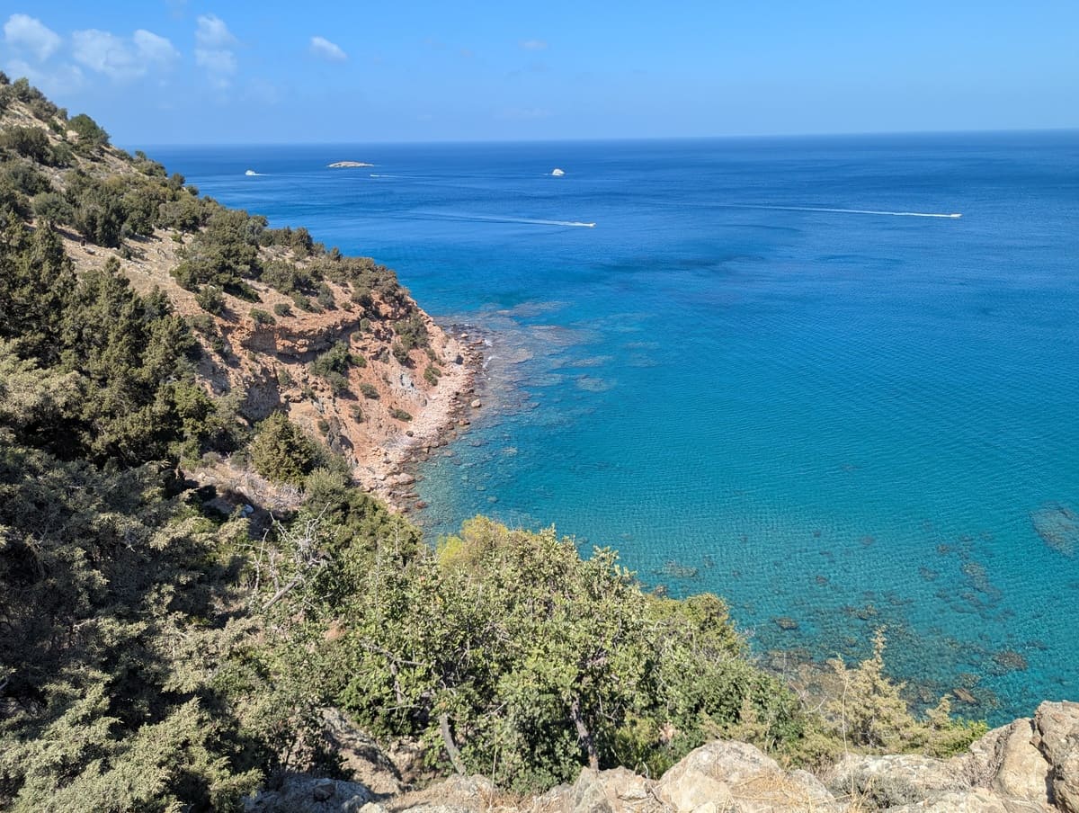 Wanderweg zur Blue Lagoon in Zypern