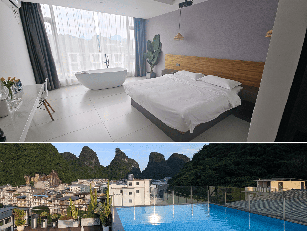 Unsere Unterkunft in Yangshuo