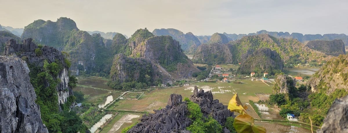 Ninh Binh in Vietnam mit tollem Ausblick