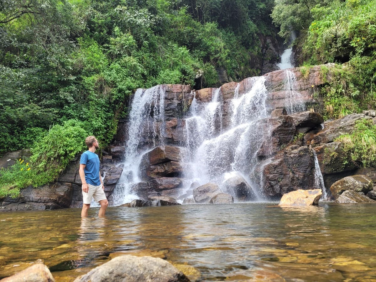 Saree Ella Wasserfall in Kandy