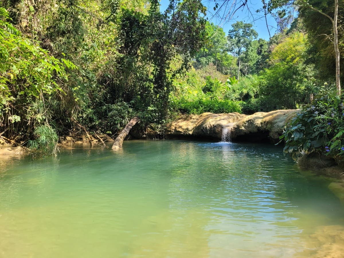 Badestelle in Luang Prabang