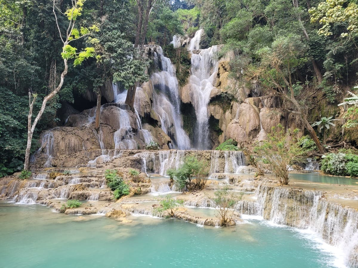 Kuang Si Wasserfall in Luang Prabang