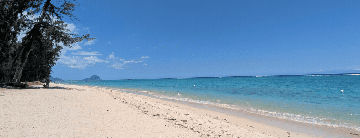 Flic en Flac Strand auf Mauritius