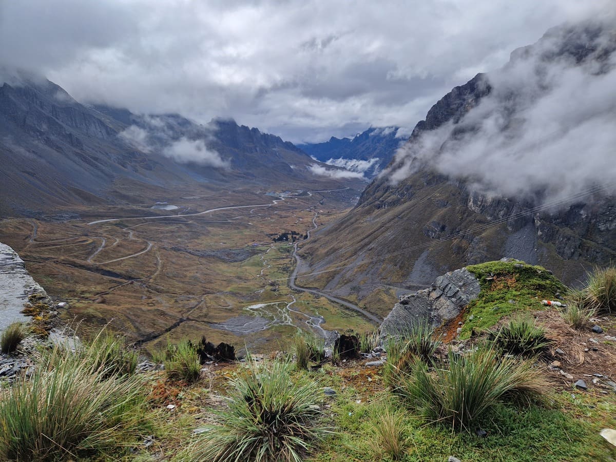 Ausblick auf die Berge in La Paz