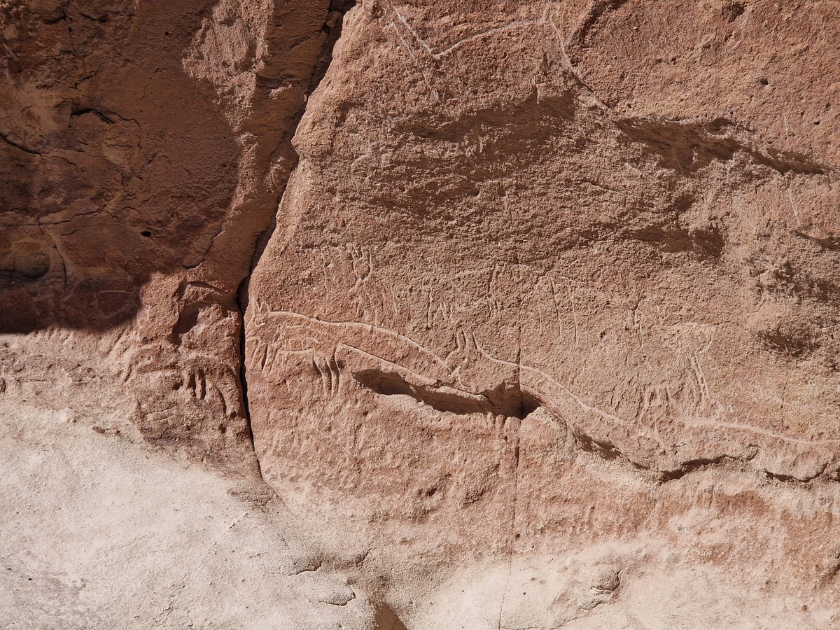 Petroglyphen in Chile