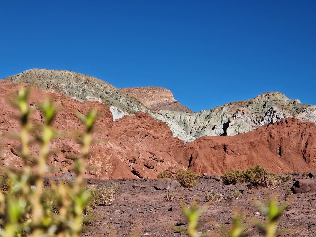 Valle Arcoiris Atacama Wüste Chile
