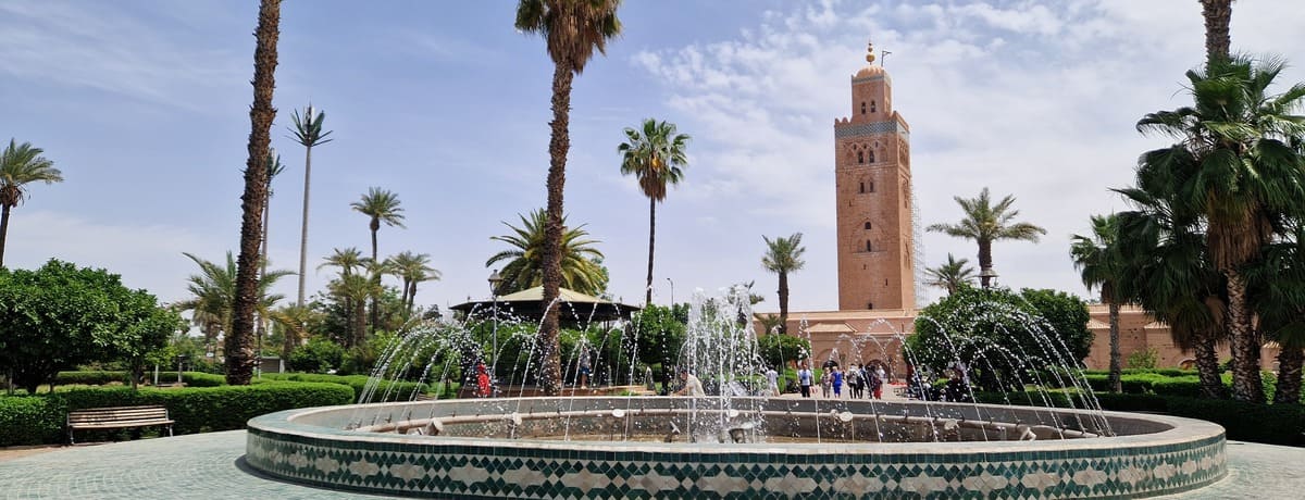 Das trubelige Marrakesch in Marokko