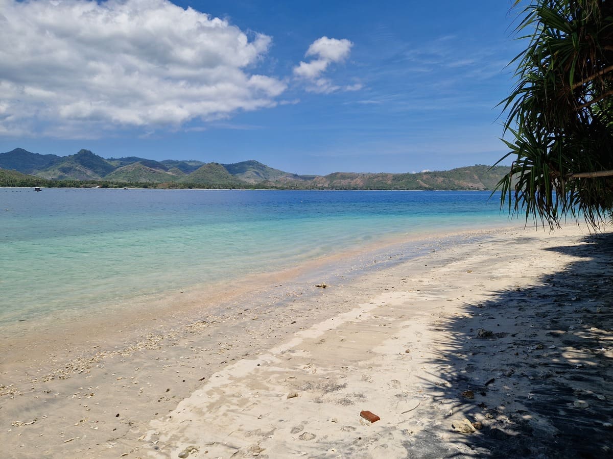 Strand auf Gili Asahan